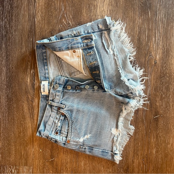 Agolde Parker Vintage Cutoff Shorts - Picture 6 of 7